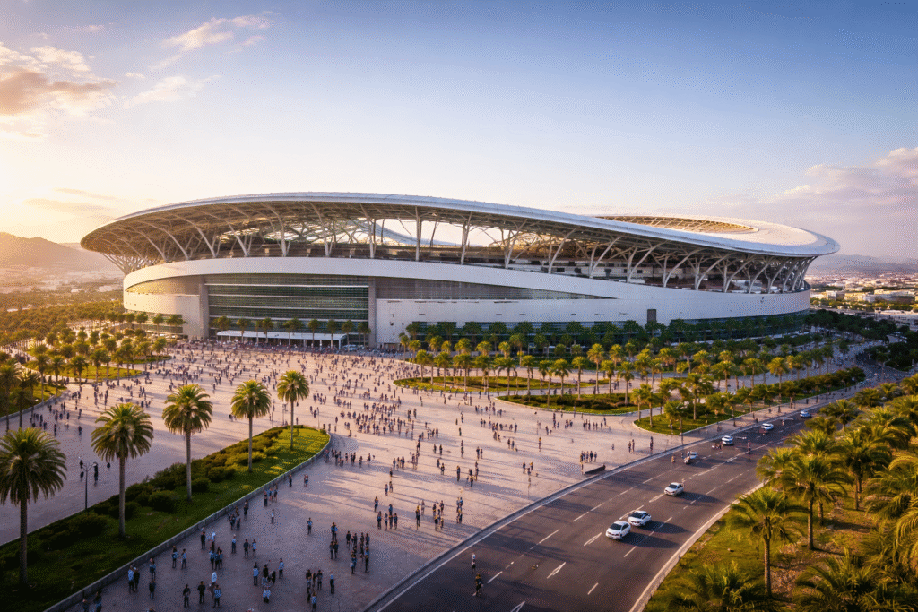 Grand stade ibn battouta tanger exterieur