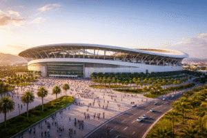 Grand stade ibn battouta tanger exterieur